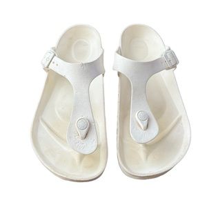 Birkenstock Women's Gizeh Essentials EVA Sandals White Size 40/9-9.5